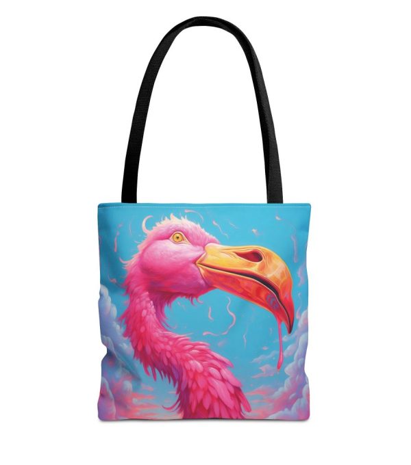 Bright Pink Surreal Flamingo