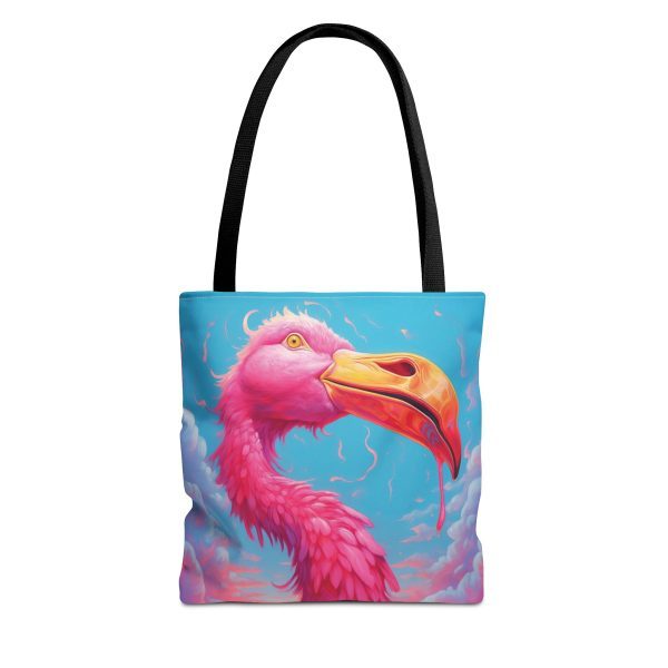 Bright Pink Surreal Flamingo