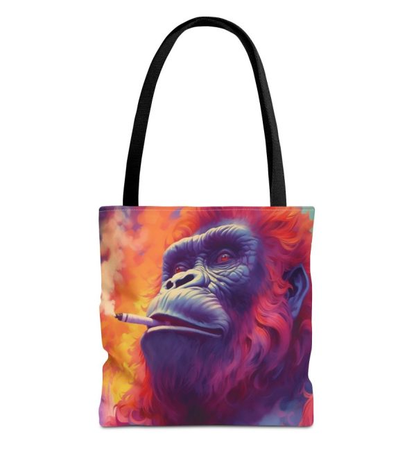 Chill Gorilla Smokes In a Colourful Trippy Universe
